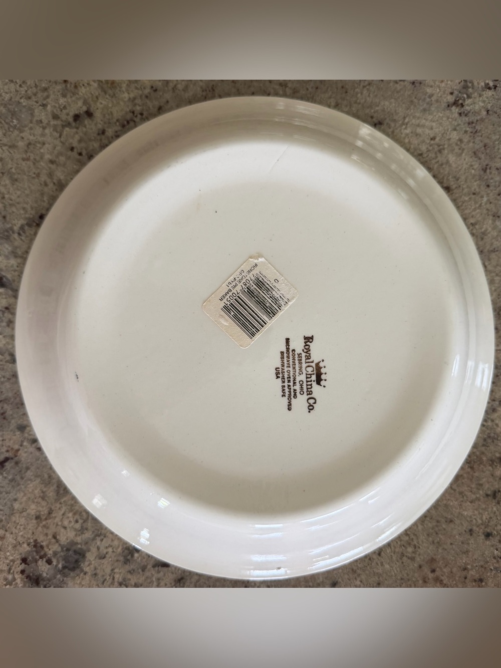 Vintage Royal China Cherry Pie Recipe Dish - Picture 2 of 2